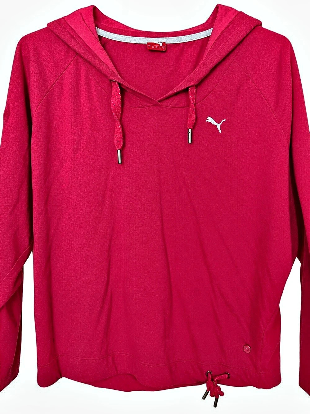 Puma Pink Lightweight Hooded Pullover Women’s Size M